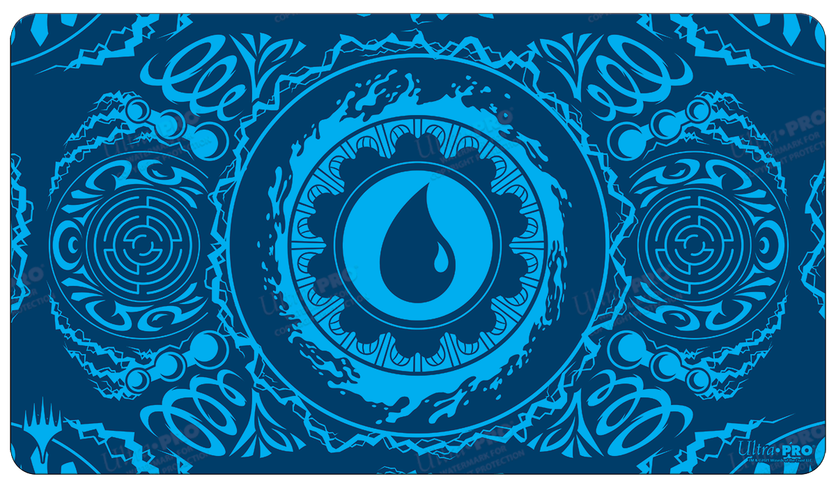 Mana 7 Island Standard Gaming Playmat for Magic: The Gathering