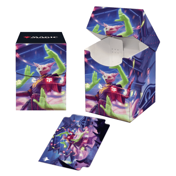 Ultra Pro MTG March Of The Machine Deck Sleeves - 100ct, Bright-Palm Art, Matte Finish, Archival Safe - View #3