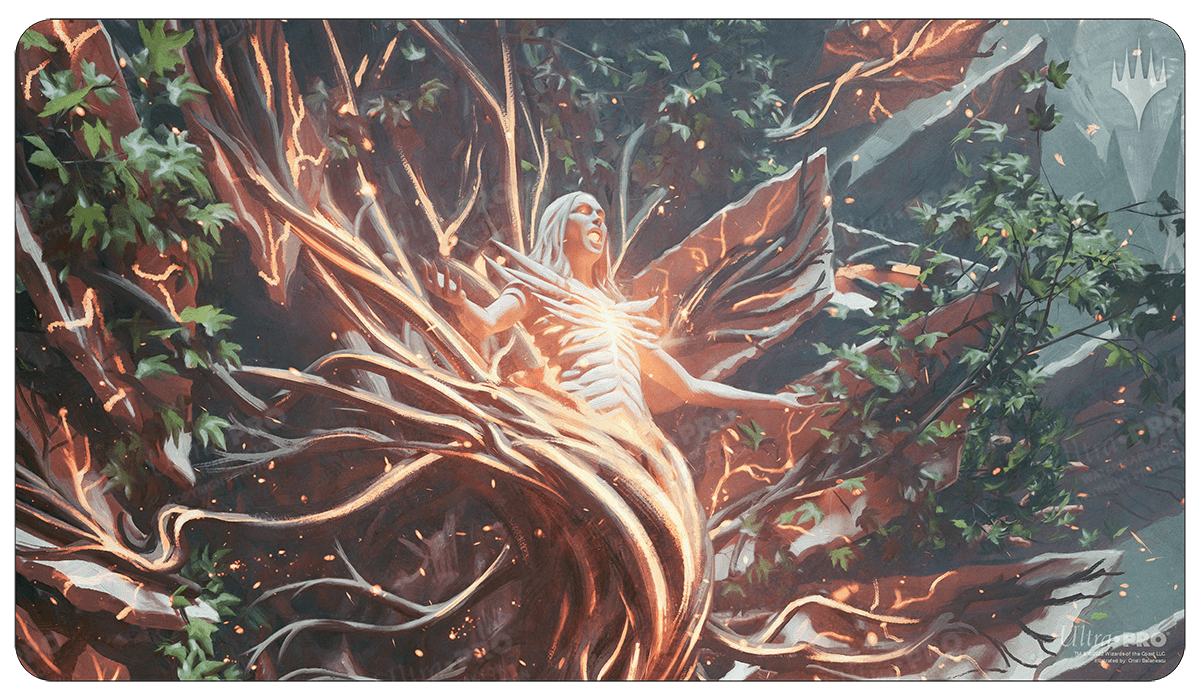 March of the Machine Wrenn and Realmbreaker Standard Gaming Playmat for Magic: The Gathering | Ultra PRO International March of the Machine Wrenn and Realmbreaker Standard Gaming Playmat for Magic: The Gathering | Ultra PRO International