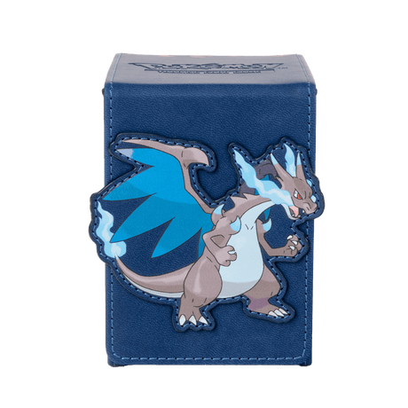 Mega Charizard X ALCOVE® Flip DECK BOX® for the Pokémon Trading Card Game - E-16734 - Ultra PRO- Ultra PRO International
