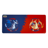 Mega Charizard X and Mega Charizard Y 6ft Table Playmat for the Pokémon Trading Card Game - E-16739 - Ultra PRO- Ultra PRO International