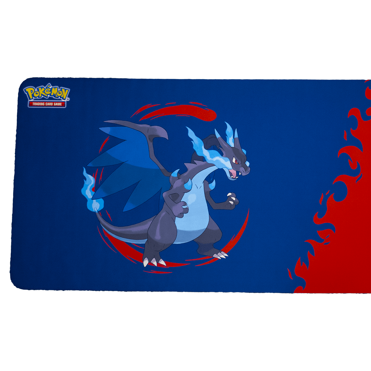 Mega Charizard X and Mega Charizard Y 8ft Table Playmat for the Pokémon Trading Card Game - E-16740 - Ultra PRO- Ultra PRO International