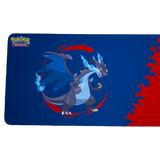 Mega Charizard X and Mega Charizard Y 8ft Table Playmat for the Pokémon Trading Card Game - E-16740 - Ultra PRO- Ultra PRO International