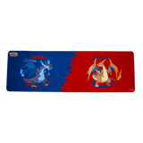 Mega Charizard X and Mega Charizard Y 8ft Table Playmat for the Pokémon Trading Card Game - E-16740 - Ultra PRO- Ultra PRO International