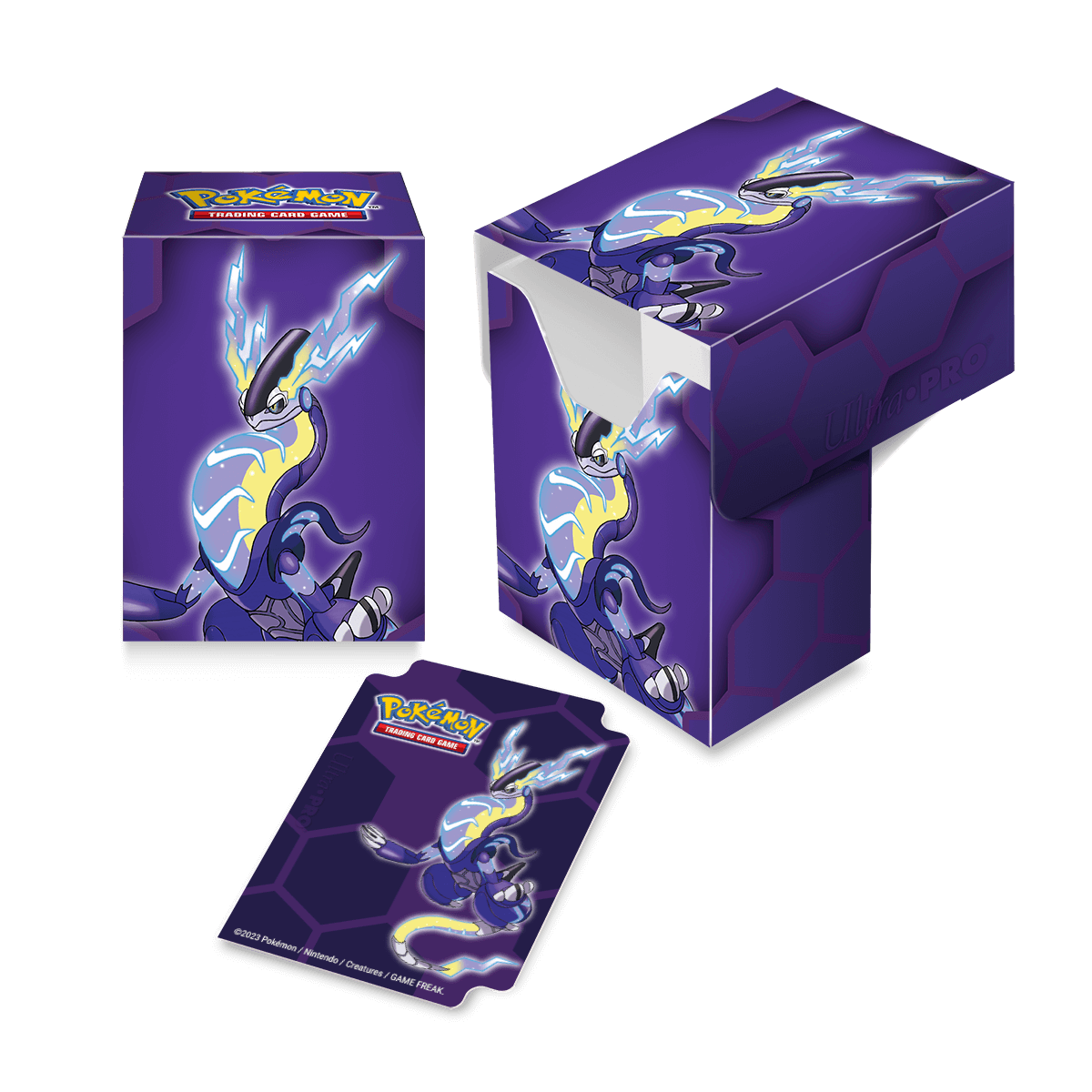 Miraidon Full-View Deck Box for Pokemon