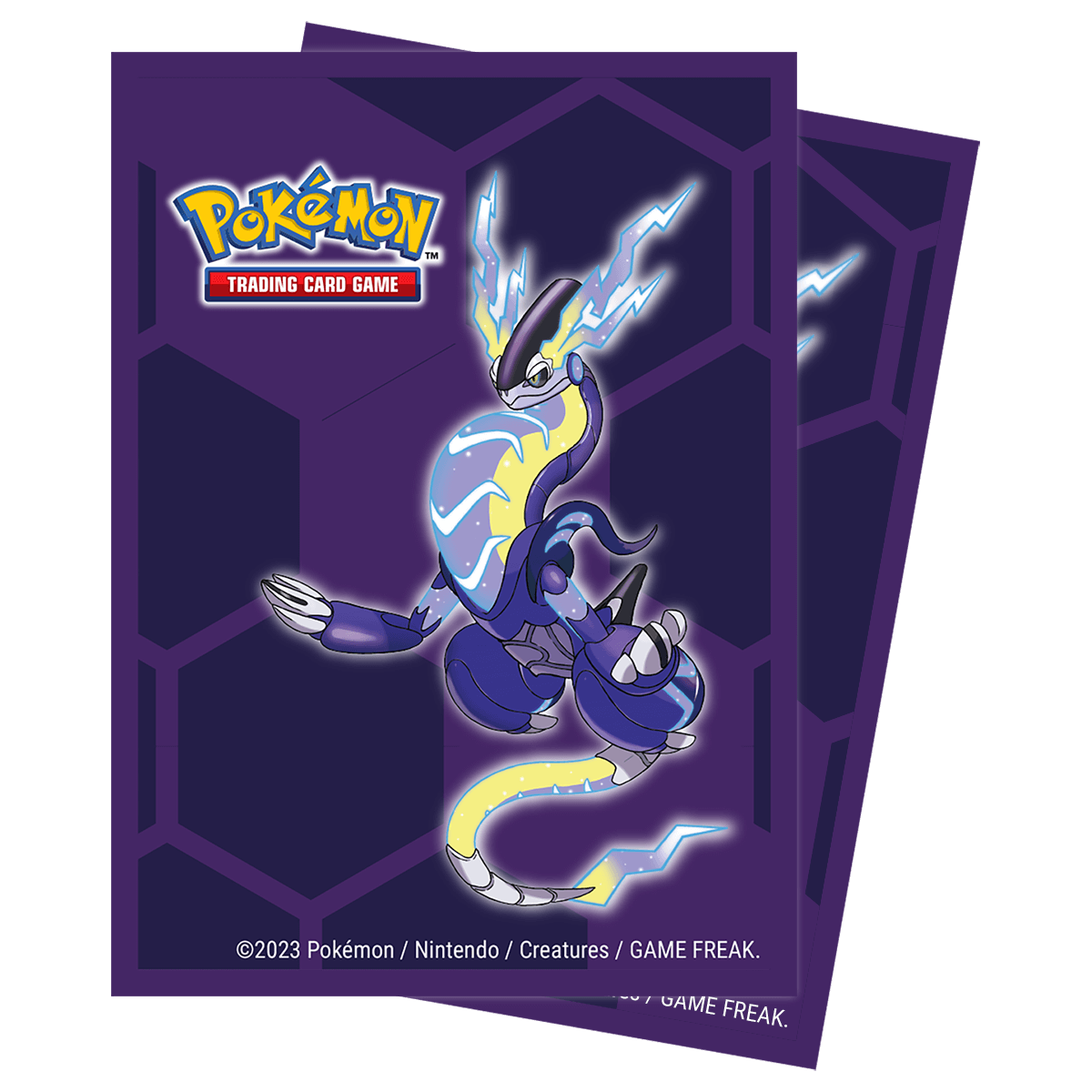 Miraidon Standard Deck Protector Sleeves (65ct) for Pokemon