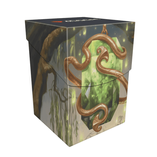 Ultra Pro Deck Box 100+ – Modern Horizons 3 Emerald Medallion – Magic The Gathering – Boîte Rigide Avec Séparateur