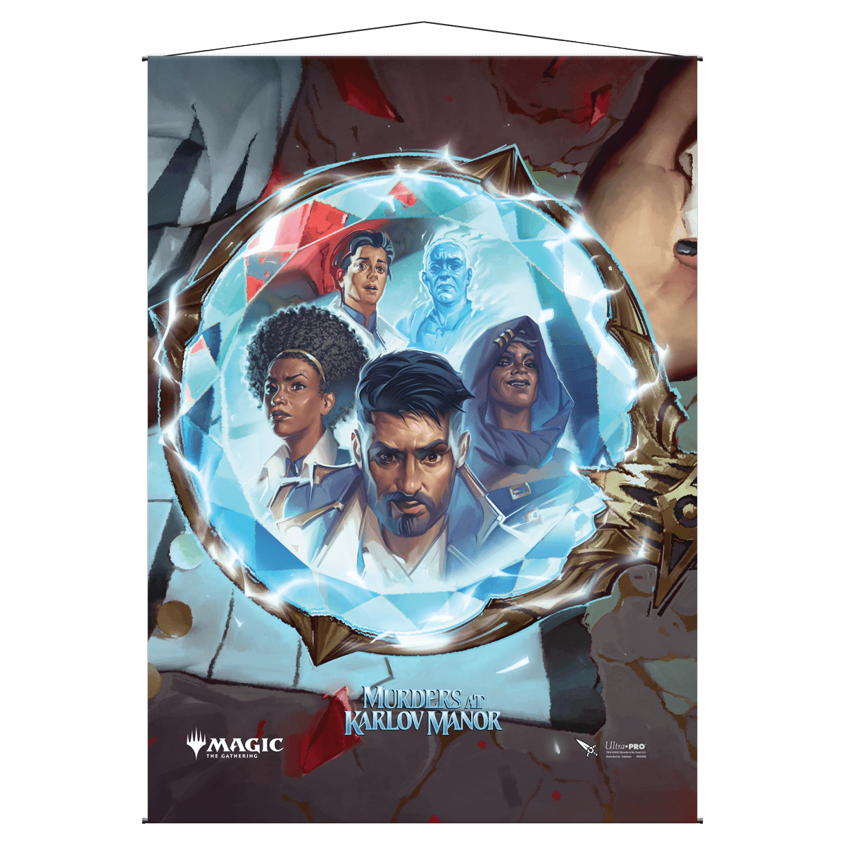 Murders at Karlov Manor Booster Box Art Wall Scroll for Magic: The Gathering | Ultra PRO International Murders at Karlov Manor Booster Box Art Wall Scroll for Magic: The Gathering | Ultra PRO International