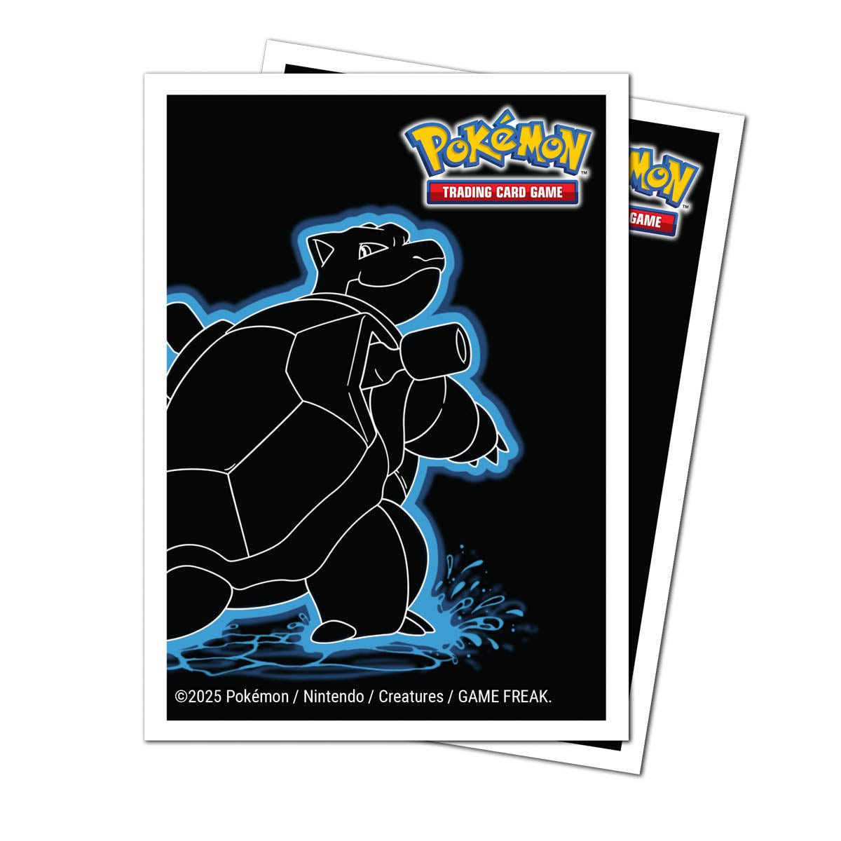 pokemon card back sleeves Neon Kanto 105ct APEX Deck Protector® Blastoise for Pokémon Color:Clear Purple mega era 100 pcs option includes Devourer of Destiny |