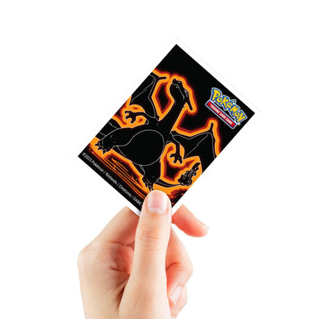 pokemon card sleeves charizard Neon Kanto 105ct APEX Deck Protector® Sleeves Charizard for Pokémon
