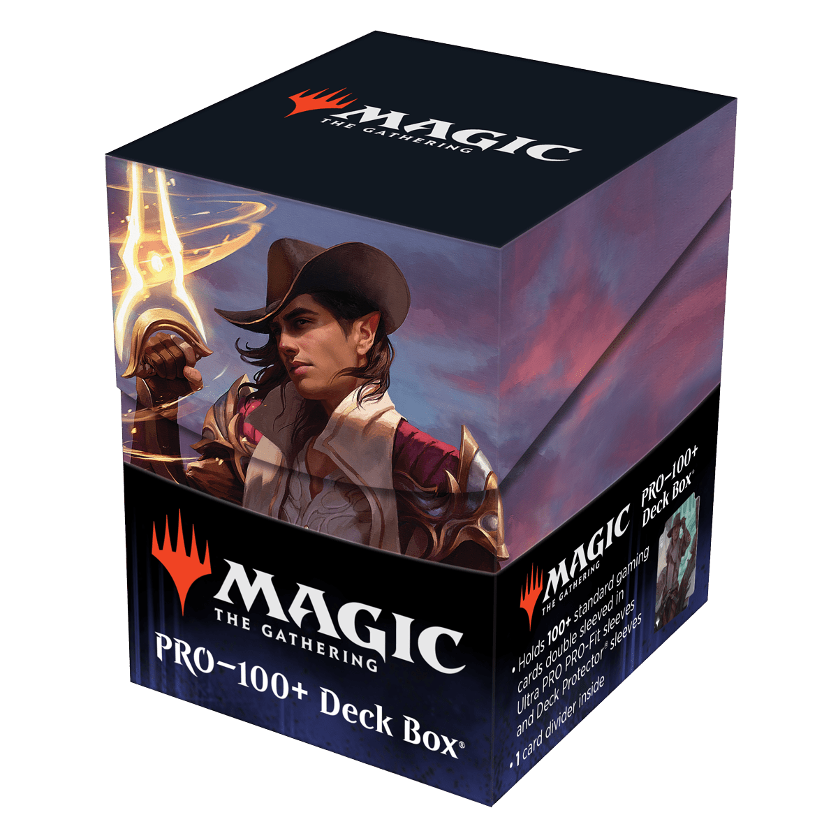 Outlaws of Thunder Junction Kellan, the Kid Key Art 100+ Deck BoxÂ® for  Magic: The Gathering