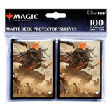 rakdos card sleeves Magic The Gathering 100Ct Officially Licensed Deck Protec PVC Free Standard TCG Size 66mm X 92mm Works With Perfect Fit Double Sleeves Transparent Micro Film Technology For Anit Ultra Pro Magic: The Gathering