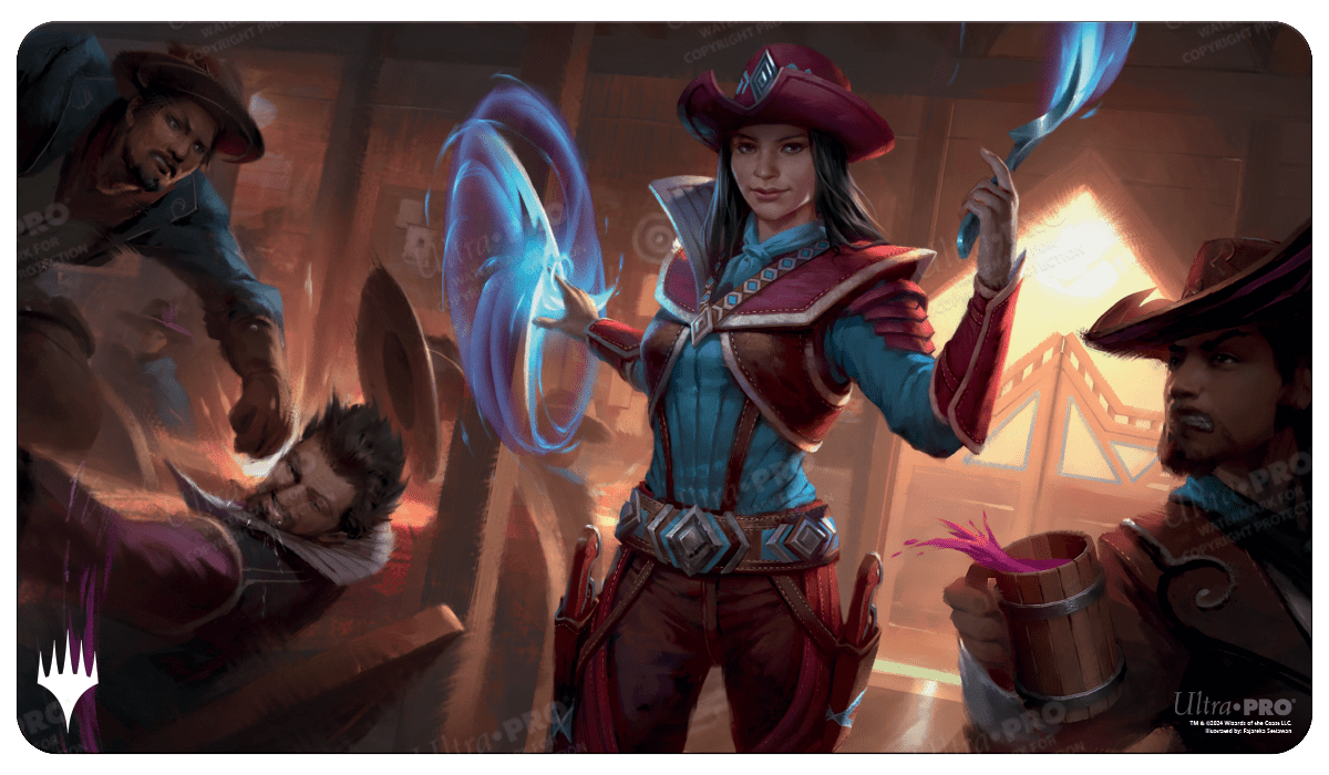 mtg stella lee wild card Elite Commander Spellslinger Storm Deck - Jamaica Outlaws of Thunder Junction Commander (OTC) #3 Illustrated by Fajareka Setiawan Magic Outlaws of Thunder Junction Stella