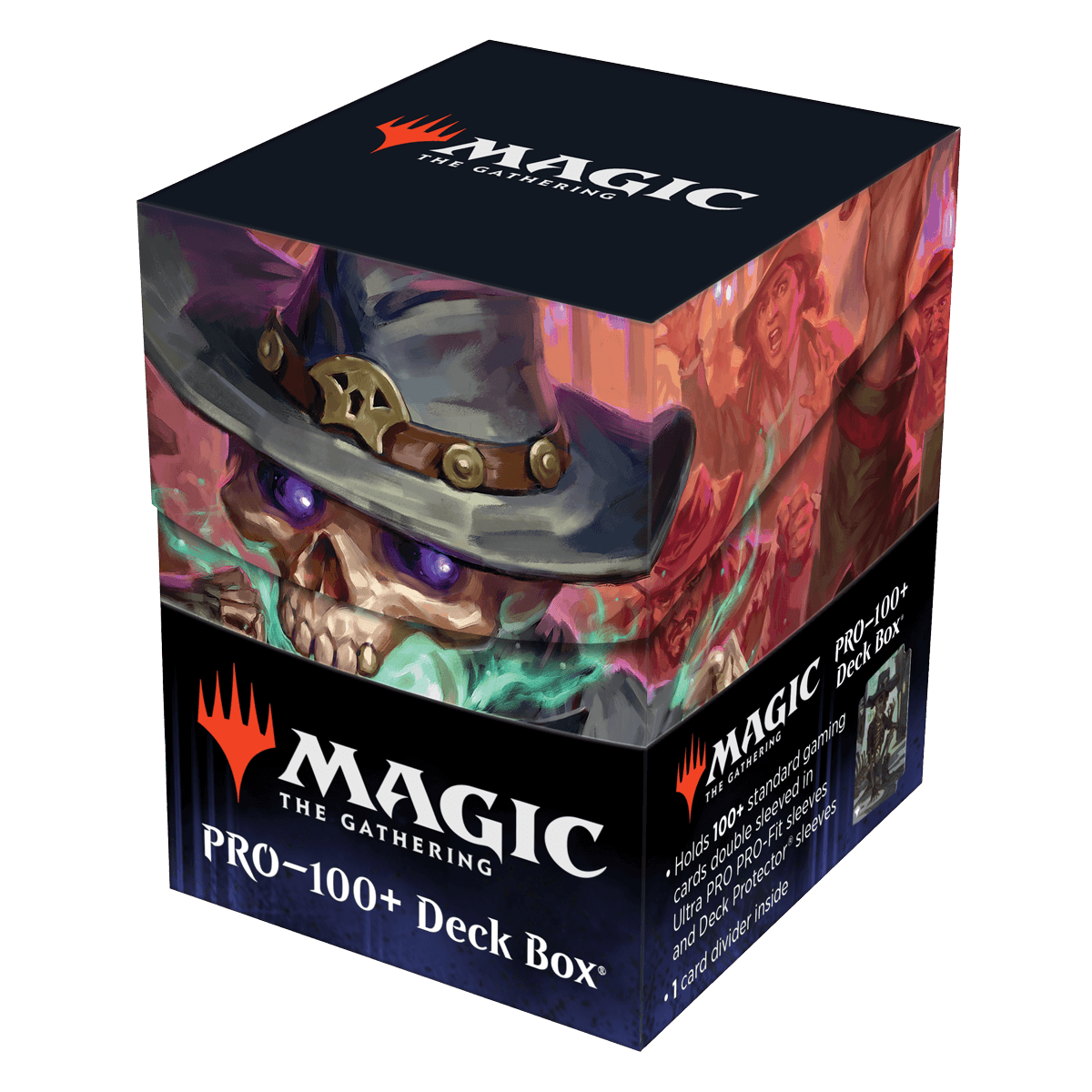 Outlaws of Thunder Junction Tinybones, the Pickpocket Key Art 100+ Deck Box for Magic: The Gathering | Ultra PRO International Outlaws of Thunder Junction Tinybones, the Pickpocket Key Art 100+ Deck Box for Magic: The Gathering | Ultra PRO International