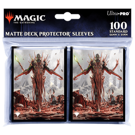 phyrexian card sleeves Ultra PRO - Magic: The Gathering Phyrexia All Will Be One Pair with Prismatic Defender Holographic Card Sleeves or Perfect Fits for an extra Phyrexian Magic: the Gathering deck