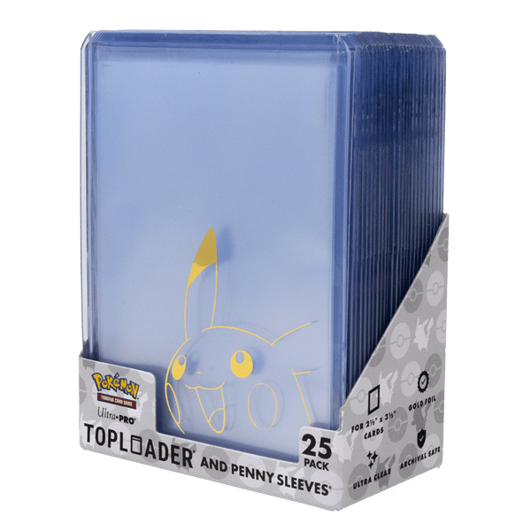 Pikachu TOPLOADER® and PENNY SLEEVES® Combo Pack for the Pokémon Tradi – Ultra PRO International