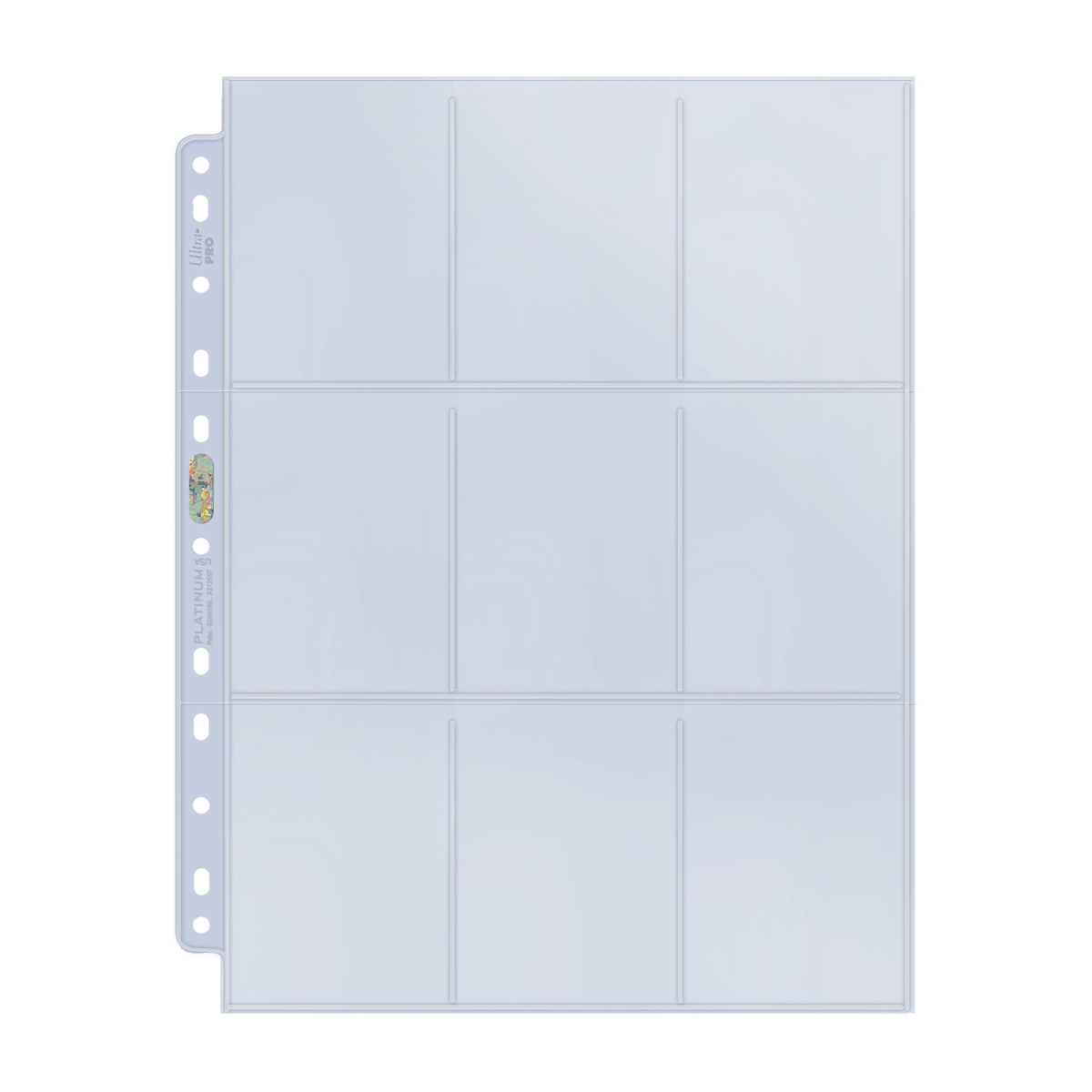 100 Ultra PRO Platinum Series 9-Pocket Card Sleeve Pages Sealed Box, Clear, Acid-Free, Holds 100 Ultra PRO Platinum Series 9-Pocket Card Sleeve Pages Sealed Box, Clear, Acid-Free, Holds