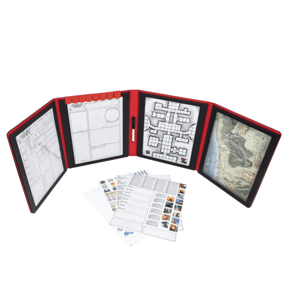 Schermo Del Dungeon Master - Reincarnato - Dungeons & Dragons - Strumento Essenziale Per Gestire Le Partite Di D&D