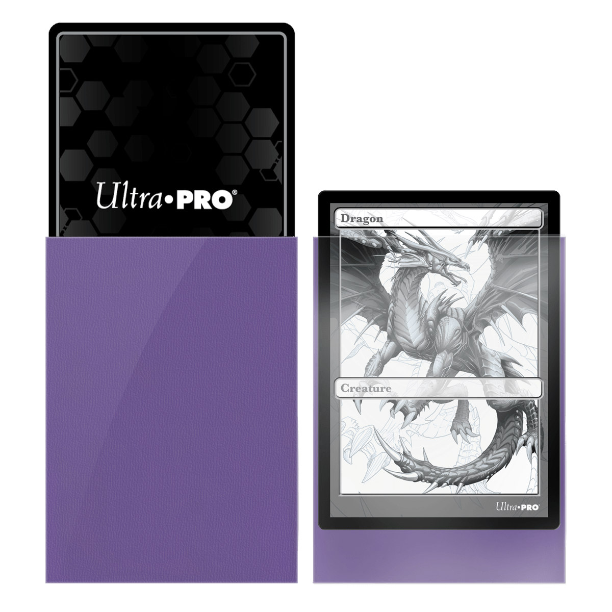 Ultra Pro Protector Kartenhüllen – 50 Stück, Passend Für Standard-Karten (66x91 Mm), Violett, PVC-frei