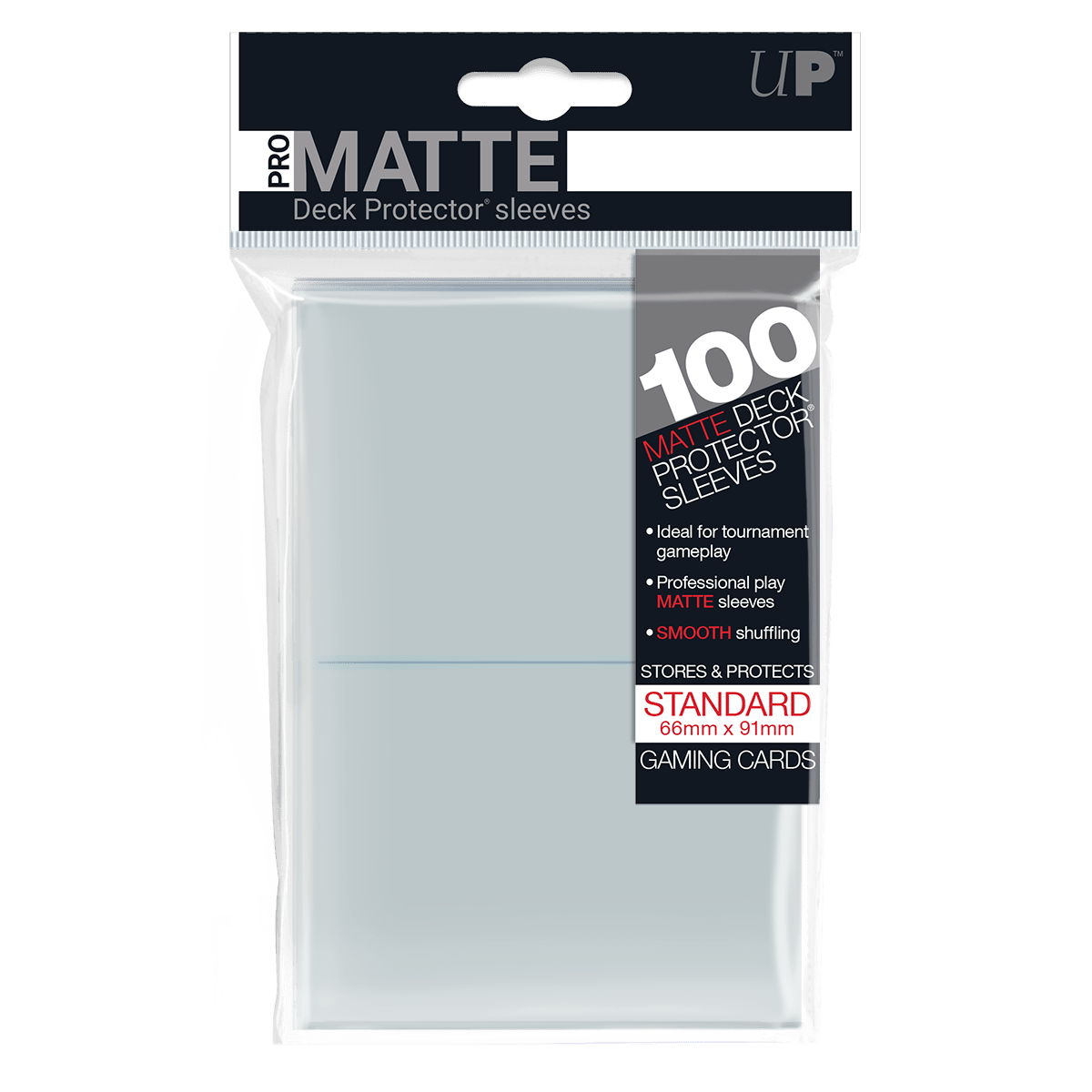 PRO-Matte Standard Deck Protector Sleeves: Clear