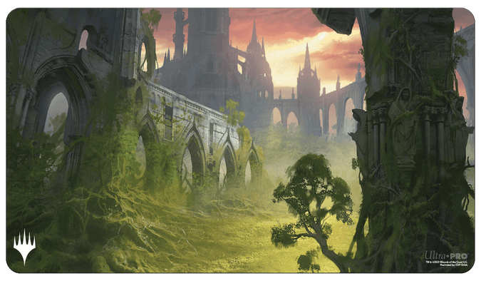 Ravnica Remastered Gruul Clans Stomping Ground Standard Gaming Playmat ...