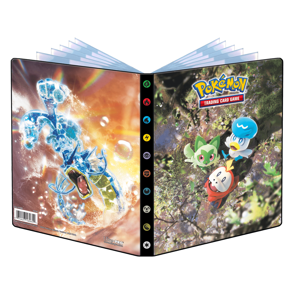 Scarlet and Violet Fuecoco, Sprigatito, Quaxly and Gyarados 4-Pocket  Portfolio for Pokemon