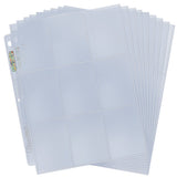 Silver Series 9 - Pocket Refill Pages for Standard Size Cards - E-80796 - Ultra PRO - Ultra PRO International