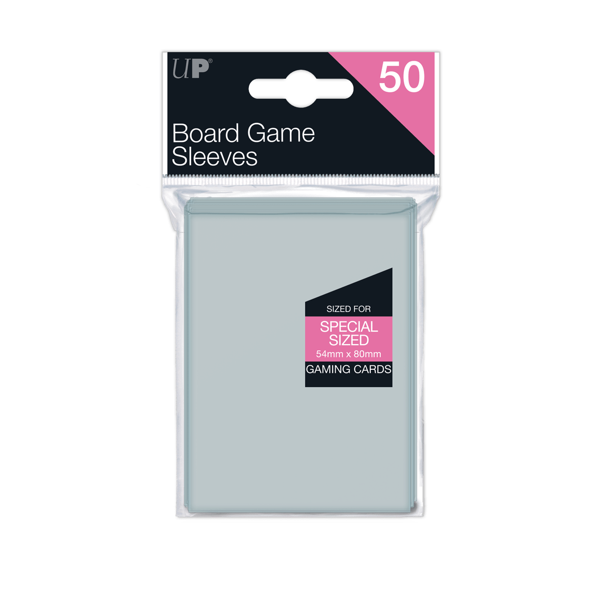 Special Sized Board Game Sleeves (50ct) for 54mm x 80mm Cards | Ultra PRO International Special Sized Board Game Sleeves (50ct) for 54mm x 80mm Cards | Ultra PRO International