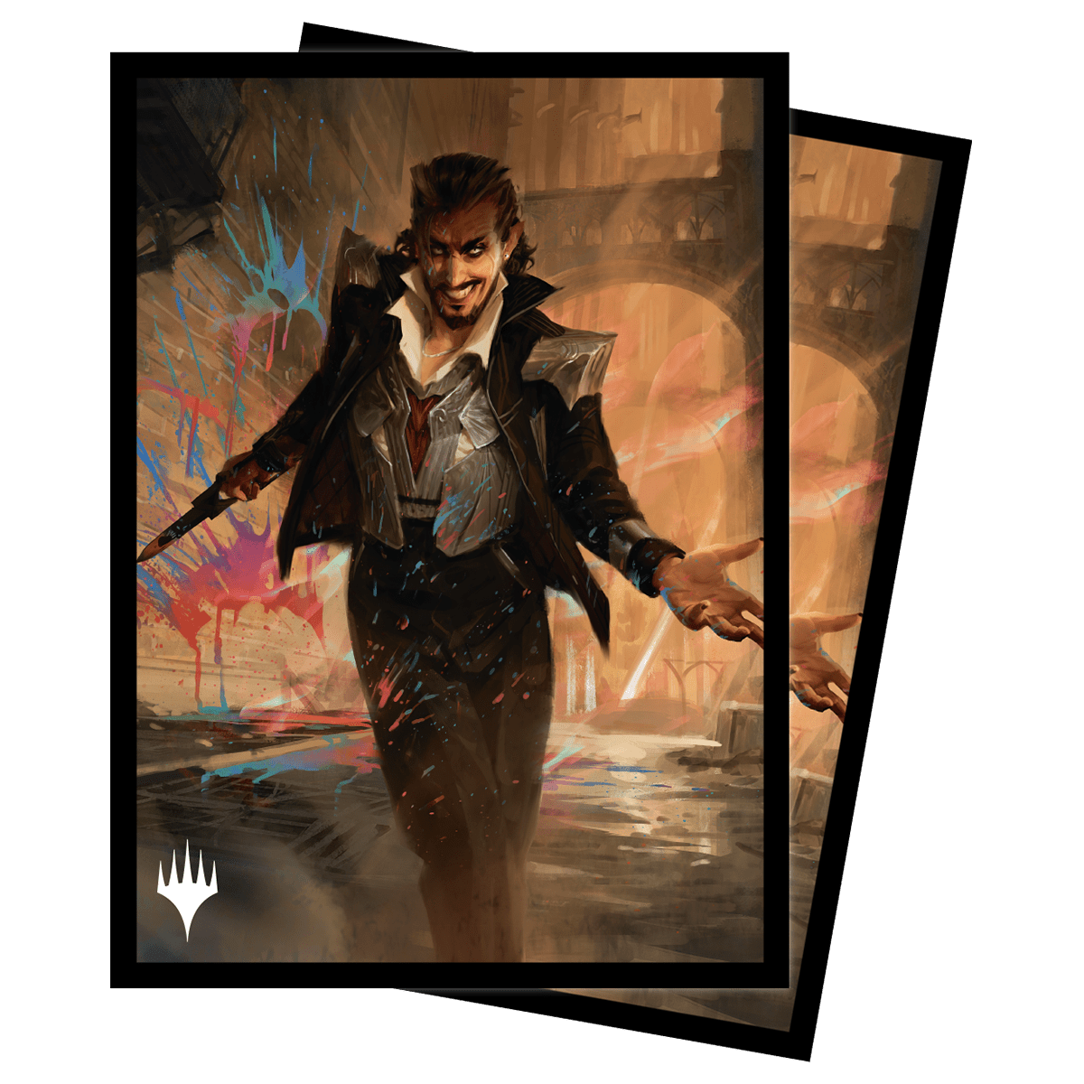 Streets of New Capenna Anhelo the Deacon Commander Standard Deck Protector Sleeves (100ct) for Magic: The Gathering