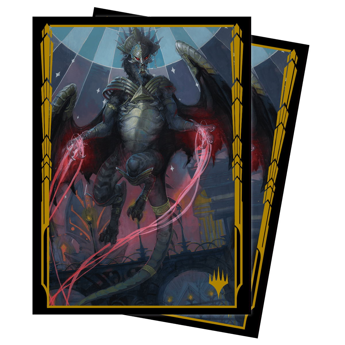 Streets of New Capenna Ziatora, the Incinerator Standard Deck Protector Sleeves (100ct) for Magic: The Gathering | Ultra PRO International Streets of New Capenna Ziatora, the Incinerator Standard Deck Protector Sleeves (100ct) for Magic: The Gathering | Ultra PRO International