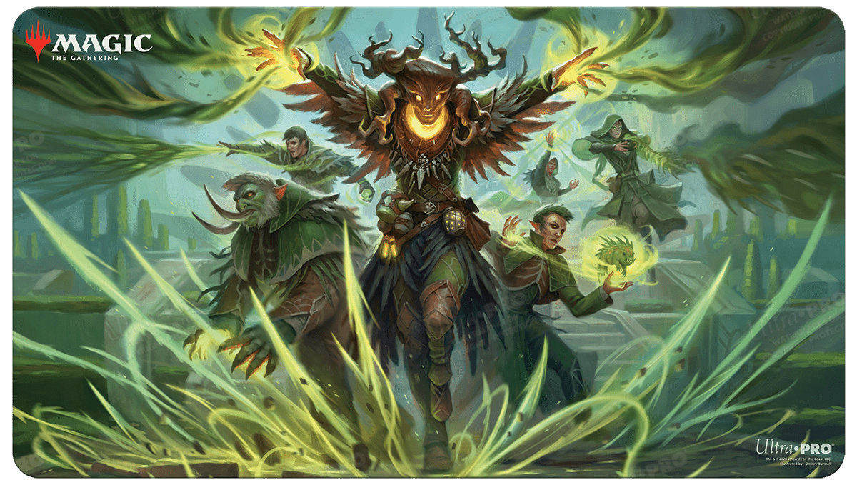 mtg プレイマット ultra pro ウルトラプロ ウィザーブルームの命令 Strixhaven Witherbloom Command Standard Gaming Playmat for Magic