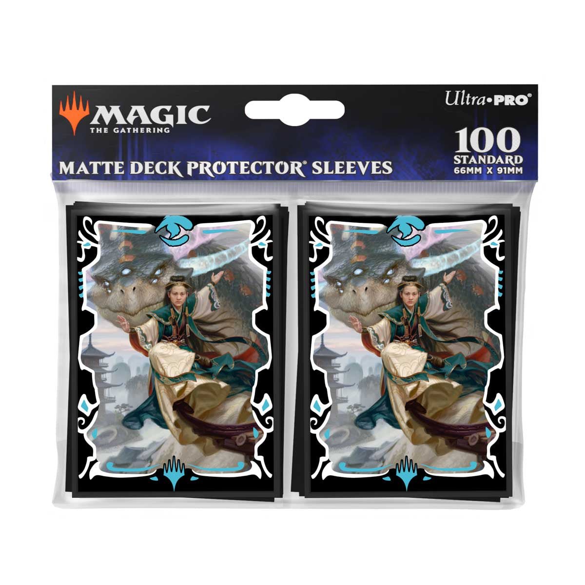 Tarkir Dragonstorm Jeskai Commander 100ct Deck Protector Sleeves for Magic: The Gathering - E - 38803 - Ultra PRO - Ultra PRO International