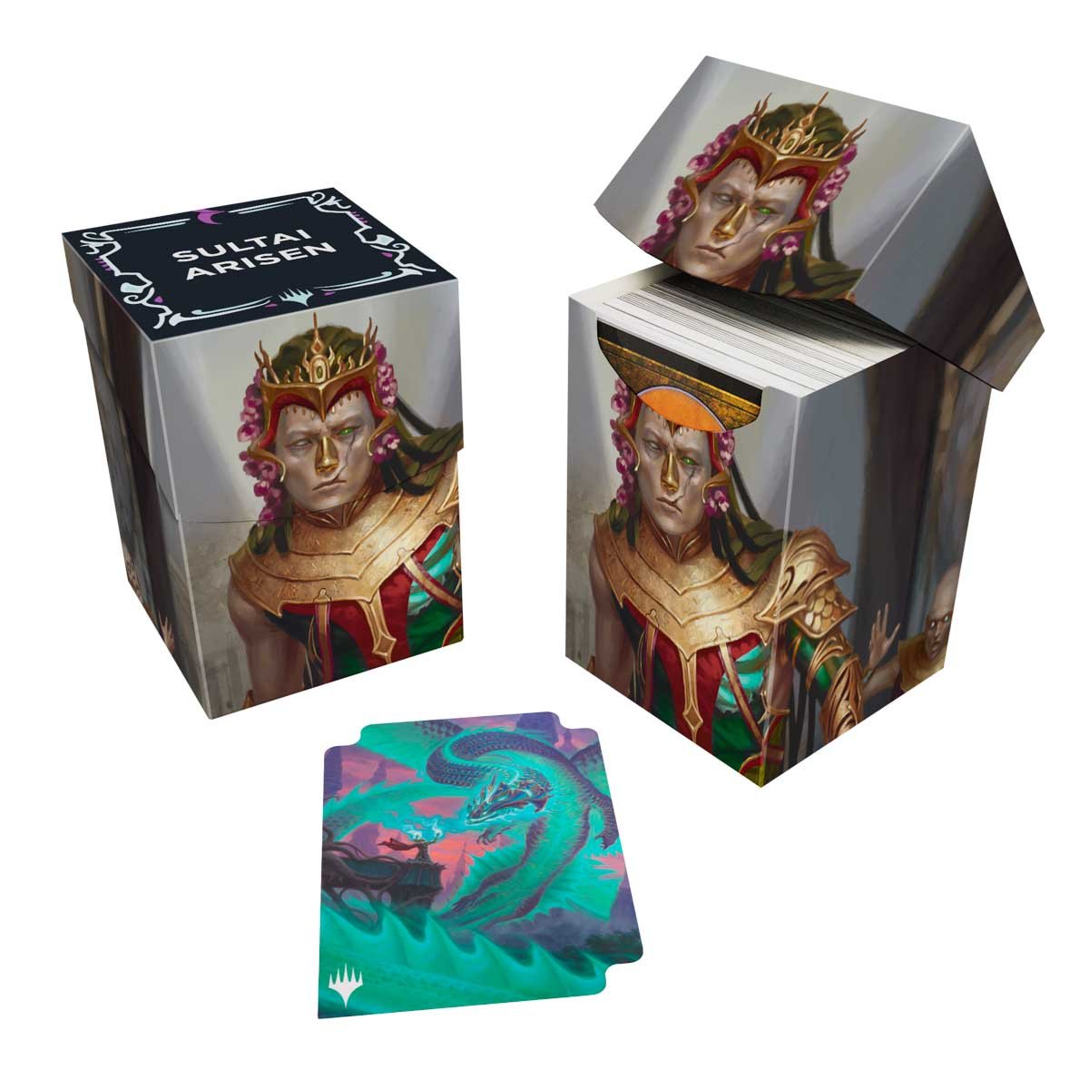 Tarkir Dragonstorm Sultai Commander 100+ Deck Box for Magic: The Gathe Ultra PRO International Tarkir Dragonstorm Sultai Commander 100+ Deck Box for Magic: The Gathe Ultra PRO International