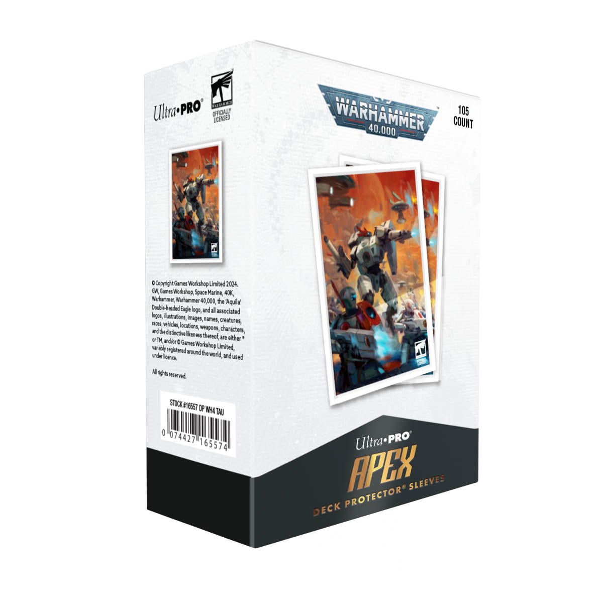 T’au Empire 105ct APEX DECK PROTECTOR® Sleeves for Warhammer 40,000 - E-16557 - Ultra PRO - Ultra PRO International