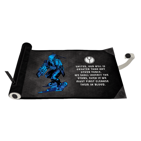 T’au Empire Premium Foil Dice Scroll for Warhammer 40,000 - E-16553 - Ultra PRO - Ultra PRO International