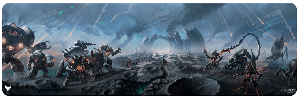The Brothers' War Draft Booster Display Artwork 8ft Table Playmat for Magic: The Gathering | Ultra PRO International The Brothers' War Draft Booster Display Artwork 8ft Table Playmat for Magic: The Gathering | Ultra PRO International