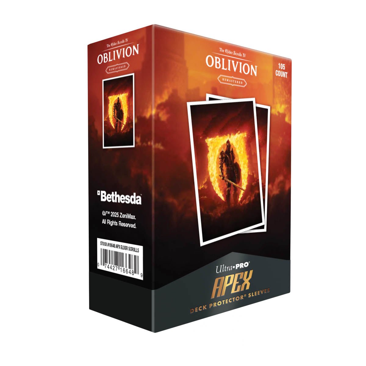 The Elder Scrolls IV: Oblivion Remastered 105ct APEX DECK PROTECTOR® Sleeves for Tabletop Gaming - E-16648 - Ultra PRO - Ultra PRO International