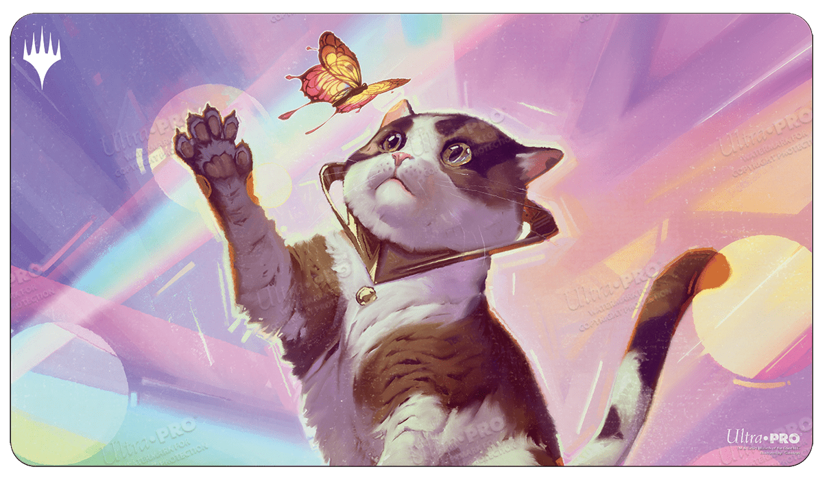 Unfinity Cat Token Standard Gaming Playmat for Magic: The