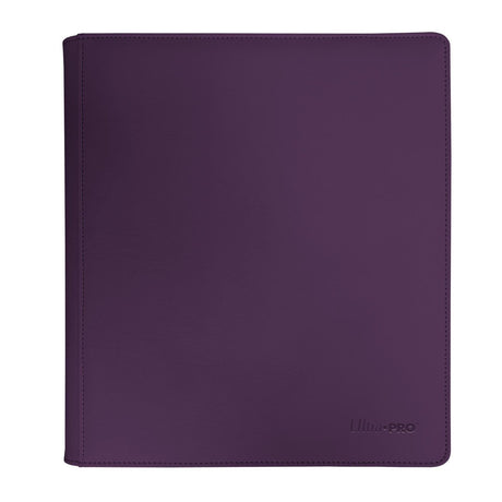 Vivid 12 - Pocket Zippered PRO - Binder - Midnight Plum - E - 16485 - Ultra PRO International - Ultra PRO International