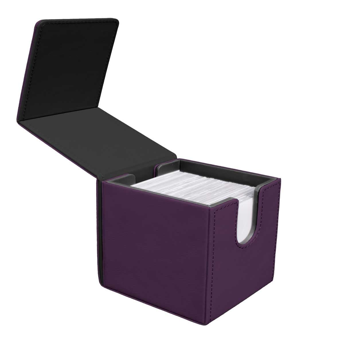 Vivid Alcove Edge Deck Box - Midnight Plum - E - 16486 - Ultra PRO International - Ultra PRO International