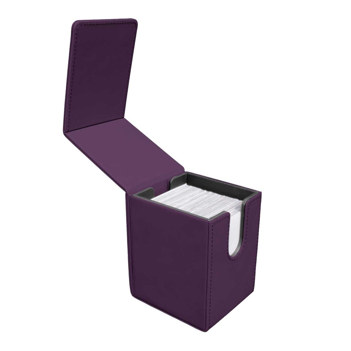 Vivid Alcove Flip Deck Box - Midnight Plum - E - 16487 - Ultra PRO International - Ultra PRO International