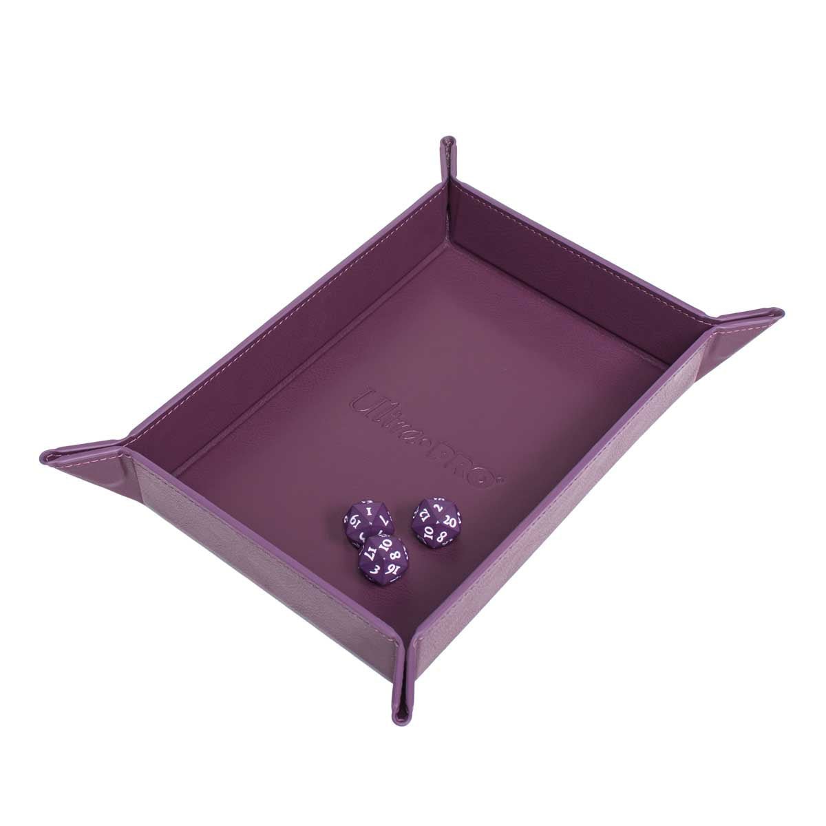 Vivid Magnetic Folding Dice Tray - Midnight Plum - E - 16489 - Ultra PRO International - Ultra PRO International
