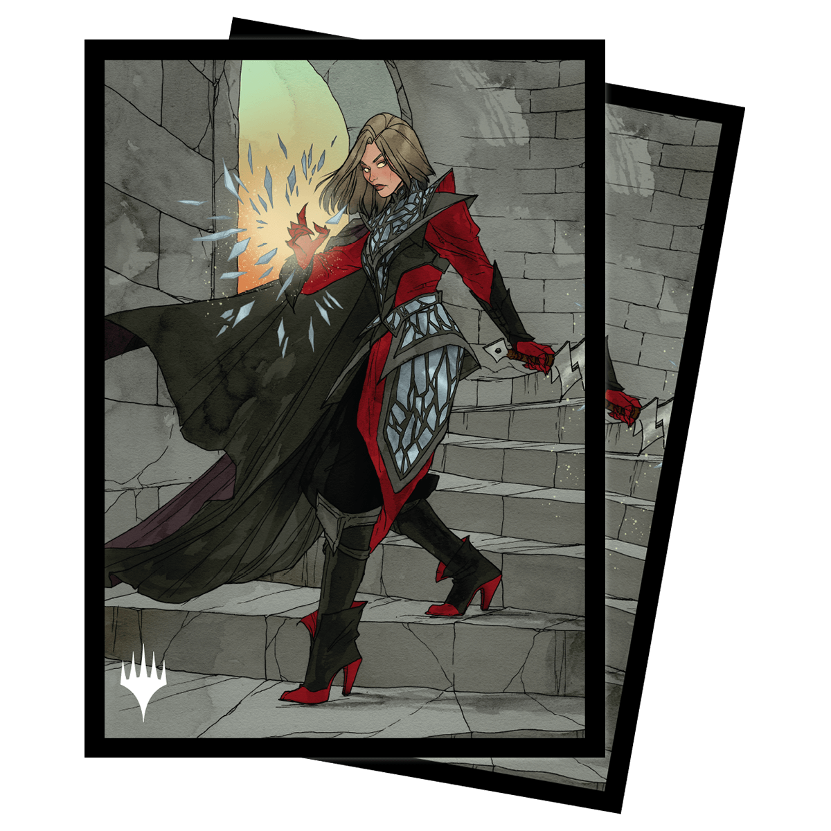 Wilds of Eldraine Rowan, Scion of War (Borderless) Standard Deck Protector  Sleeves (100ct) for Magic: The Gathering
