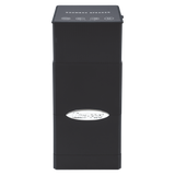 Black Satin Tower Deck Box with Bluetooth Speaker | Ultra PRO International
