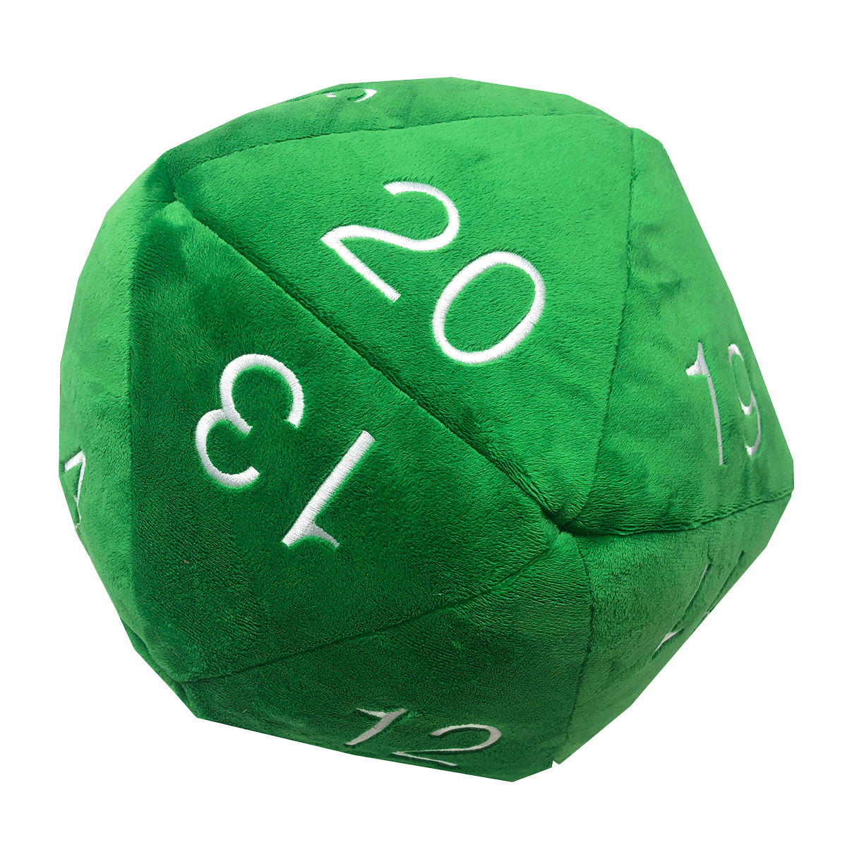 Jumbo Green D20 Novelty Dice Plush | Ultra PRO International