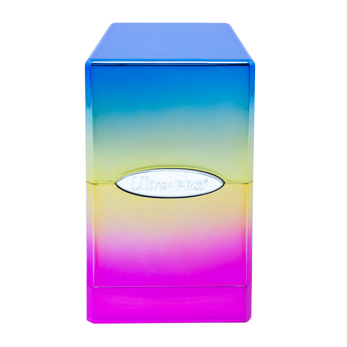 Rainbow Satin Tower Deck Box | Ultra PRO International
