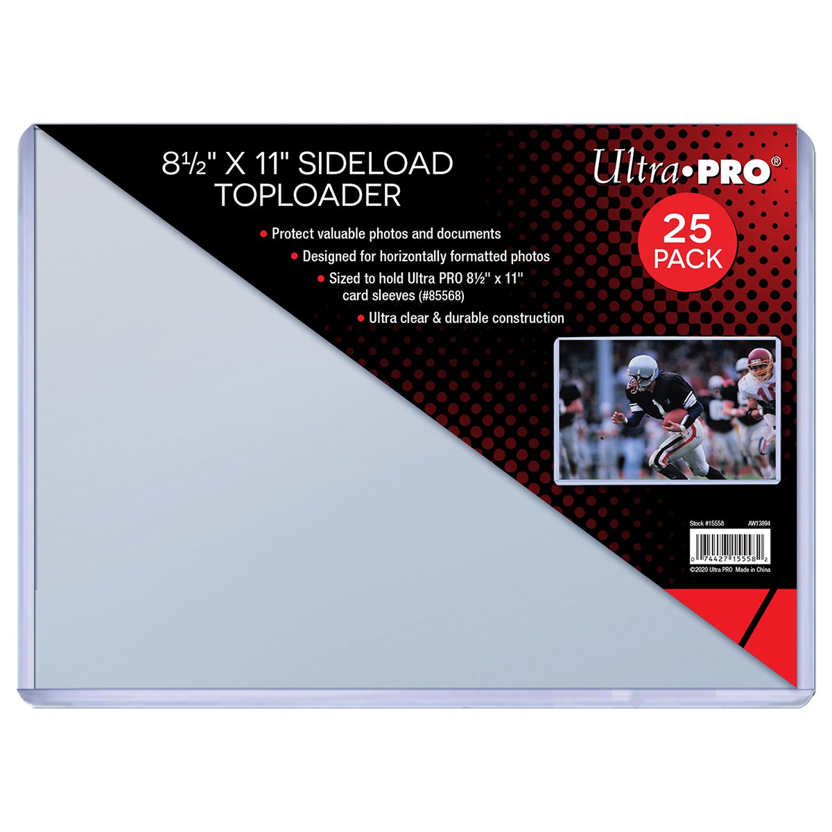 8-1/2" x 11" Side Load Toploaders (25ct) | Ultra PRO International