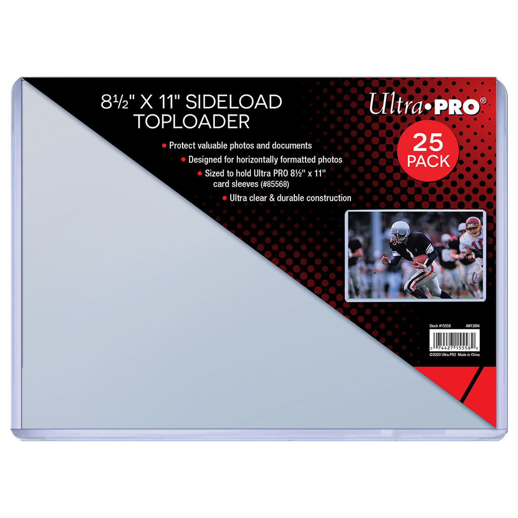 8-1/2" x 11" Side Load Toploaders (25ct) | Ultra PRO International