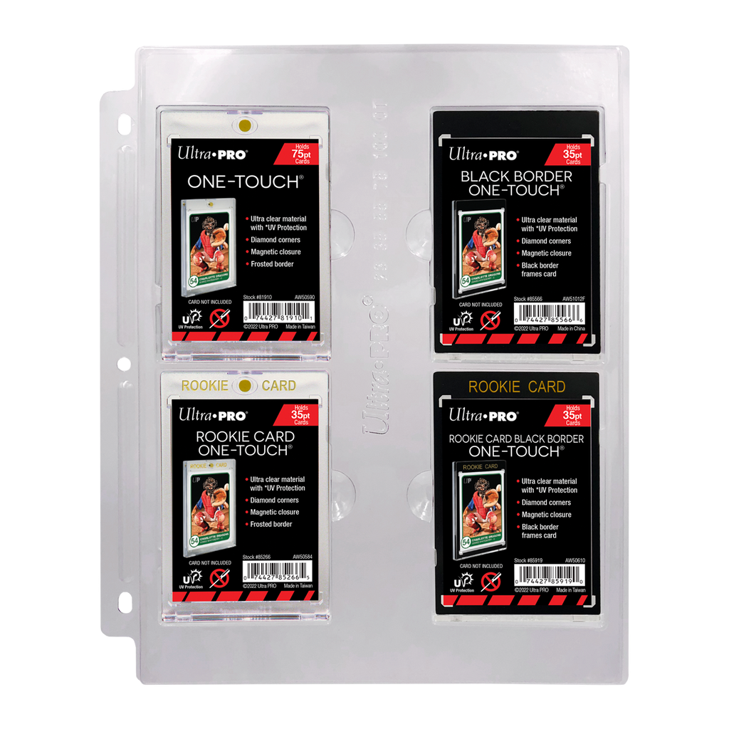 4-Pocket Page for 23PT-100PT ONE-TOUCH Displays | Ultra PRO International