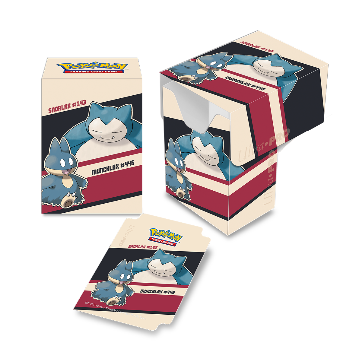 Snorlax and Munchlax Full-View Deck Box for Pokémon | Ultra PRO International